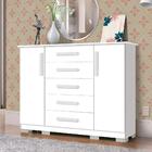 Cômoda Sapateira Com Cabideiro Em Mdf Sarah Branco Fênix