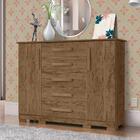 Cômoda Sapateira Com Cabideiro Em Mdf Sarah Castanho Fênix