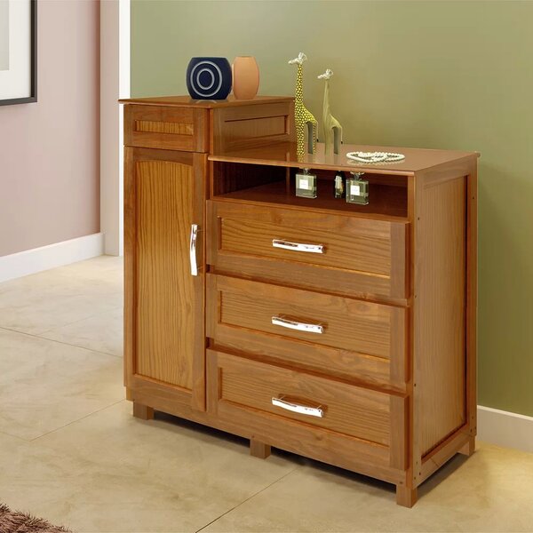 Cômoda Sapateira Com Espelho 1 Porta 3 Gavetas E Porta Jóias