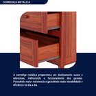 Cômoda Sapateira Com Espelho 1 Porta 3 Gavetas E Porta Jóias