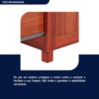Cômoda Sapateira Com Espelho 1 Porta 3 Gavetas E Porta Jóias