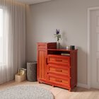 Cômoda Sapateira Com Espelho 1 Porta 3 Gavetas E Porta Jóias