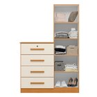 Cômoda Sapateira Com Espelho 4 Gavetas 1 Porta Cancun Espress