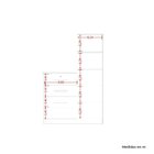 Cômoda Sapateira Com Espelho 4 Gavetas 1 Porta Cancun Freijó/