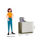 Cômoda Sapateira Doce Sonho 4 Gavetas E 1 Porta Branco Carval