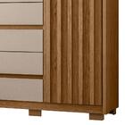 Cômoda Sapateira Duetto 1 Porta Ripada E 5 Gavetas - Móveis A