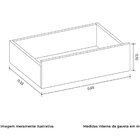 Cômoda Sapateira Duetto 1 Porta Ripada E 5 Gavetas - Móveis A