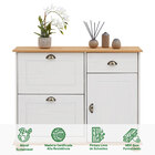 Cômoda Sapateira Em Madeira Maciça 1 Gaveta 12 Pares Colmar -