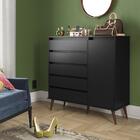 Comoda Sapateira Esfera Preto