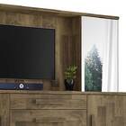 Cômoda Sapateira Estrela 2 Portas 5 Gavetas Amadeirado - Rv M