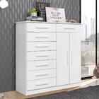 Cômoda Sapateira Gaveteiro 8 Gavetas 2 Portas Tallin