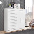 Cômoda Sapateira Gaveteiro 8 Gavetas 2 Portas Tallin