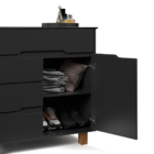 Cômoda Sapateira Gaveteiro Quarto 4 Gavetas e 1 Porta Organiz