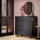 Cômoda Sapateira Gaveteiro Quarto 4 Gavetas e 1 Porta Organiz