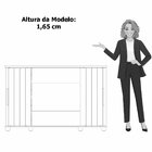 Cômoda Sapateira Grande 4 Gavetas 2 Portas Flex Evidência Fre