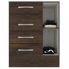 Cômoda Sapateira Grande Duquesa 4 Gavetas 1 Porta