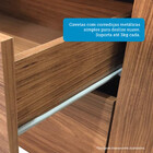 Cômoda Sapateira Havana Plus 1.4 1 Porta E 4 Gavetas Com Pés