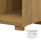 Cômoda Sapateira Ilha Bela 1 Porta 4 Gavetas Nature