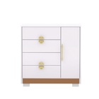 Comoda Sapateira Ilha Bela Branco/camarim - Vila Rica Móveis