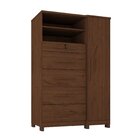 Cômoda Sapateira Imperial Mdp 1 Porta 5 Gavetas Jacarandá