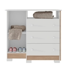 Cômoda Sapateira Infantil Betina Branco/cartagena