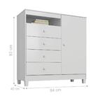 Cômoda Sapateira Infantil Manuela Branco