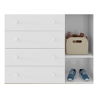 Cômoda Sapateira Infantil Martina Branco