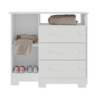 Cômoda Sapateira Infantil Valentina Branco/cartagena