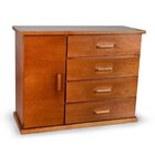 Cômoda Sapateira Madeira Maciça Mogno Mel