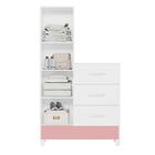 Cômoda Sapateira Mobi 1 Porta E 3 Gavetas Com Espelho - Móvei