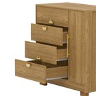 Cômoda Sapateira Para Quarto 4 Gavetas 1 Porta Ilha Bela Natu