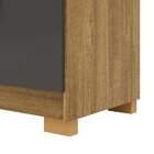 Cômoda Sapateira Quarto 5 Gavetas 2 Portas Mdp Sirios Nature/