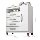 Cômoda Sapateira Rossi Branco