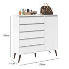 Comoda Sapateira Rubi - Freijó Ej Móveis