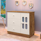 Comoda Sapateira Sophie Com 3 Gavetas E 1 Porta J E A Moveis