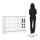 Cômoda Selena Grand 4 Gv Branco