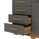 Cômoda Sirius Nature/alasca - Vila Rica