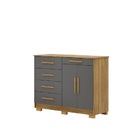 Cômoda Sirius Nature/alasca - Vila Rica