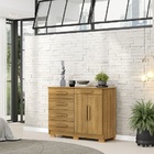 Cômoda Sirius Nature/brisa - Vila Rica