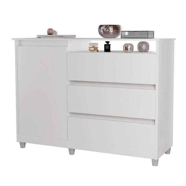 Cômoda Sky 1 Pt 3 Gv Branca