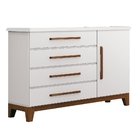 Comoda Sofia 4 Gavetas Branco Hannover