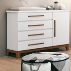 Comoda Sofia 4 Gavetas Branco Hannover