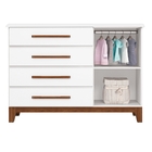 Comoda Sofia 4 Gavetas Branco Hannover