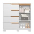 Cômoda Sole 1 Porta E 4 Gavetas Flex - Móveis Albatroz