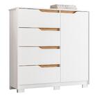 Cômoda Sole 1 Porta E 4 Gavetas Flex - Móveis Albatroz