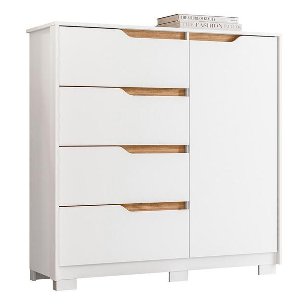 Cômoda Sole 1 Porta E 4 Gavetas Flex - Móveis Albatroz