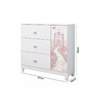 Comôda Sophia Estrela Infantil Em Madeira