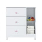 Comôda Sophia Estrela Infantil Em Madeira