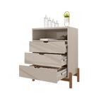Cômoda Stilus 3 Gavetas Off White