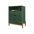 Cômoda Stilus 3 Gavetas Verde Oliva
